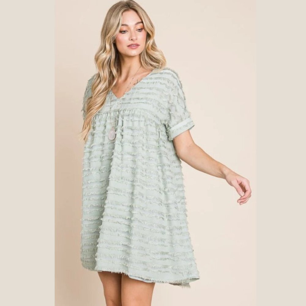 Jade by Jane Women's Feathered Mini Dress - M